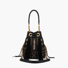 Load image into Gallery viewer, La Carrie Ficus Bucket Bag – Bold Black
