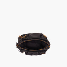 Load image into Gallery viewer, La Carrie Capsule Screaming Bell Cris Shopper in Black &amp; Beige Tumbled Leather