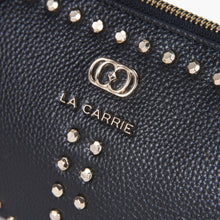 Load image into Gallery viewer, La Carrie Capsule Frivolous Double Wallet-Bag in Tumbled Leather – Black, Red, Cuoio &amp; Ivory