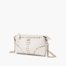 Load image into Gallery viewer, La Carrie Capsule Frivolous Double Wallet-Bag in Tumbled Leather – Black, Red, Cuoio &amp; Ivory