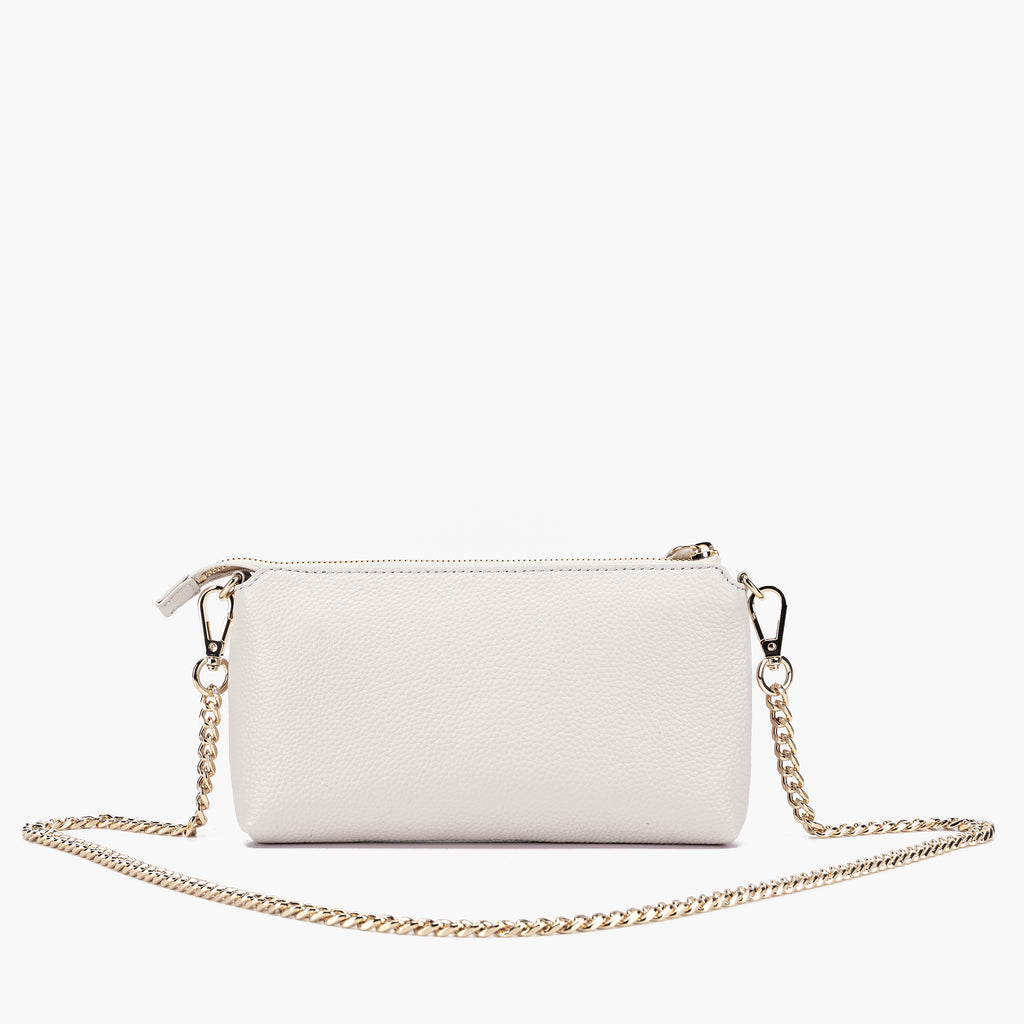 La Carrie Capsule Frivolous Double Wallet-Bag in Tumbled Leather – Black, Red, Cuoio & Ivory