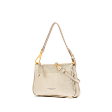 Load image into Gallery viewer, Gianni Chiarini Brooke 8750 Shoulder Bag in Black, Sabbia, Gold &amp; Nature Pebbled Leather