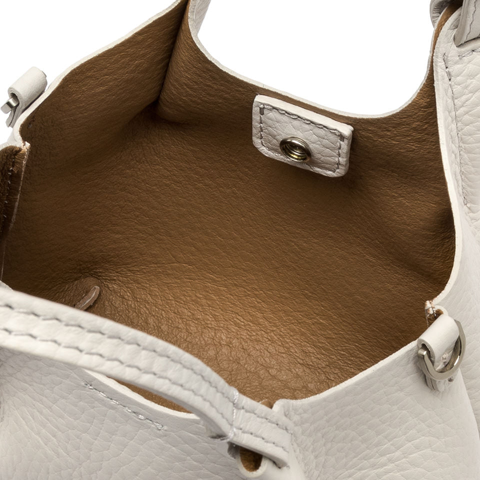 Gianni Chiarini Dua 9718 Slouch Bag in Sabbia & Nature or Light Gold Pebbled Leather