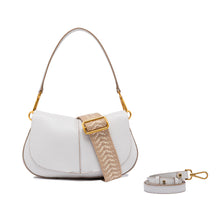 Load image into Gallery viewer, Gianni Chiarini Helena Round 11088 Shoulder Bag in Sabbia &amp; Light Gold Pebbled Leather