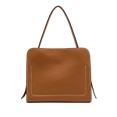 Gianni Chiarini Asia 13857 Tote in Caramello & Sabbia Pebbled Leather