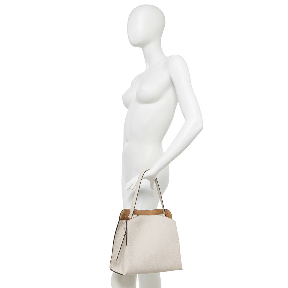 Gianni Chiarini Asia 13347 Tote in Sabbia & Nature Pebbled Leather