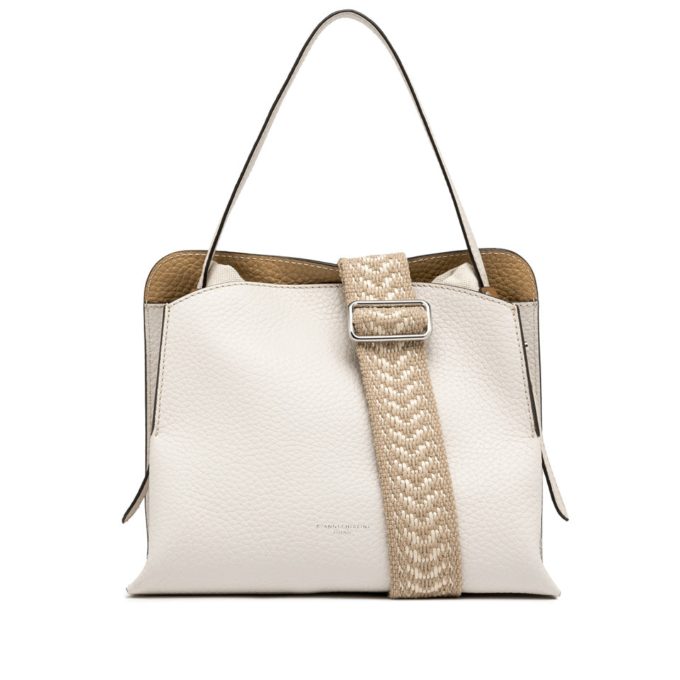 Gianni Chiarini Asia 13347 Tote in Sabbia & Nature Pebbled Leather