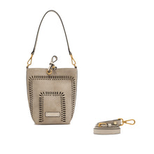 Load image into Gallery viewer, Gianni Chiarini Vanessa 11395 Small Perforated Bucket Bag in Sughero Leather