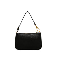 Load image into Gallery viewer, Gianni Chiarini Brooke 8750 Shoulder Bag in Black, Sabbia, Gold &amp; Nature Pebbled Leather