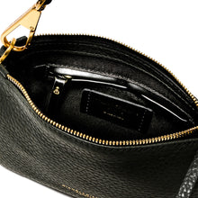 Load image into Gallery viewer, Gianni Chiarini Brooke 8750 Shoulder Bag in Black, Sabbia, Gold &amp; Nature Pebbled Leather