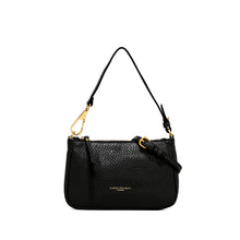 Load image into Gallery viewer, Gianni Chiarini Brooke 8750 Shoulder Bag in Black, Sabbia, Gold &amp; Nature Pebbled Leather