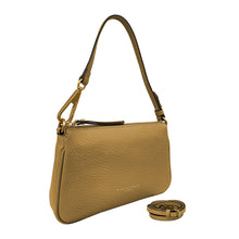 Load image into Gallery viewer, Gianni Chiarini Brooke 8750 Shoulder Bag in Black, Sabbia, Gold &amp; Nature Pebbled Leather