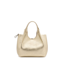Load image into Gallery viewer, Gianni Chiarini Dua 9719 – Sabbia Light Gold Pebbled Leather Slouch Bag