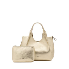 Load image into Gallery viewer, Gianni Chiarini Dua 9719 – Sabbia Light Gold Pebbled Leather Slouch Bag