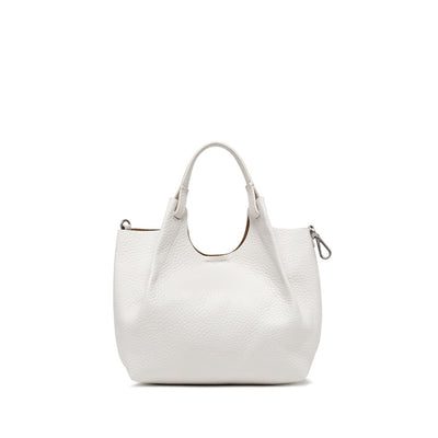 Gianni Chiarini Dua 9719 – Sabbia Light Gold Pebbled Leather Slouch Bag