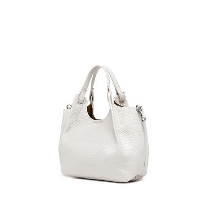 Gianni Chiarini Dua 9719 – Sabbia Light Gold Pebbled Leather Slouch Bag