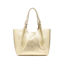 Load image into Gallery viewer, Gianni Chiarini Dua 9720 Tote in Sabbia &amp; Light Gold Pebbled Leather
