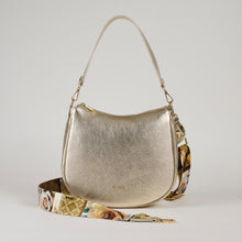 Load image into Gallery viewer, MBRC Capsule OBONA Line Crescent Hobo Bag in Gold