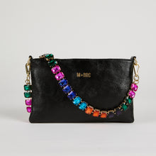 Load image into Gallery viewer, MBRC Capsule Diamante Line Zip-Top Clutch