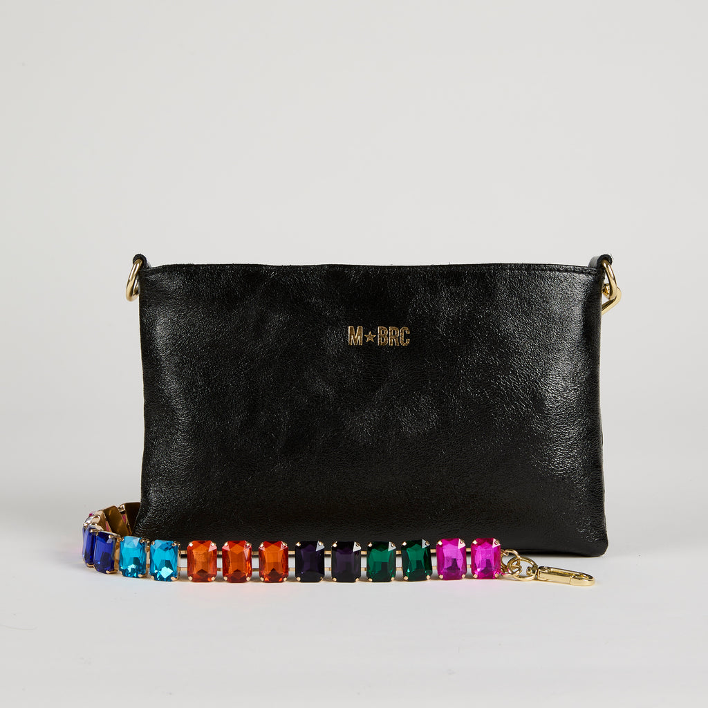 MBRC Capsule Diamante Line Zip-Top Clutch