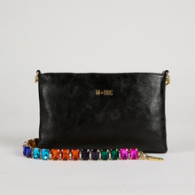 Load image into Gallery viewer, MBRC Capsule Diamante Line Zip-Top Clutch