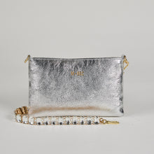 Load image into Gallery viewer, MBRC Capsule Diamante Line Zip-Top Clutch