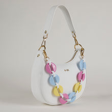 Load image into Gallery viewer, MBRC Capsule Stone Line Crescent Shoulder Bag