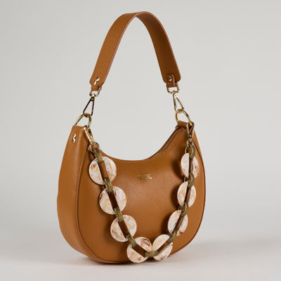 MBRC Capsule Stone Line Crescent Shoulder Bag