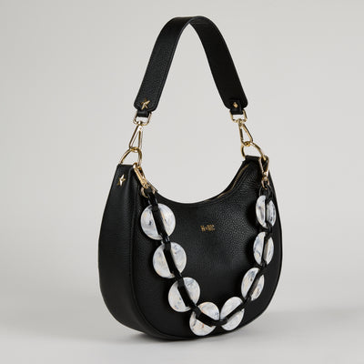 MBRC Capsule Stone Line Crescent Shoulder Bag