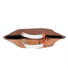 Load image into Gallery viewer, Le Rebelle Filippa Leather Tote in Black, Shell &amp; Cognac