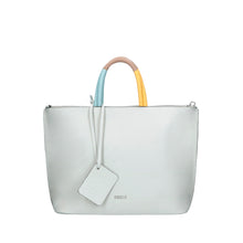 Load image into Gallery viewer, Le Rebelle Filippa Leather Tote in Black, Shell &amp; Cognac
