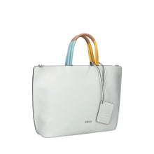 Load image into Gallery viewer, Le Rebelle Filippa Leather Tote in Black, Shell &amp; Cognac