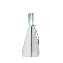 Load image into Gallery viewer, Le Rebelle Filippa Leather Tote in Black, Shell &amp; Cognac