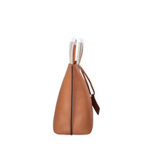 Load image into Gallery viewer, Le Rebelle Filippa Leather Tote in Black, Shell &amp; Cognac