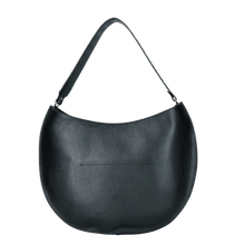 Load image into Gallery viewer, Le Rebelle Krystle Dollaro Resinato Crescent Bag in Black &amp; Nude