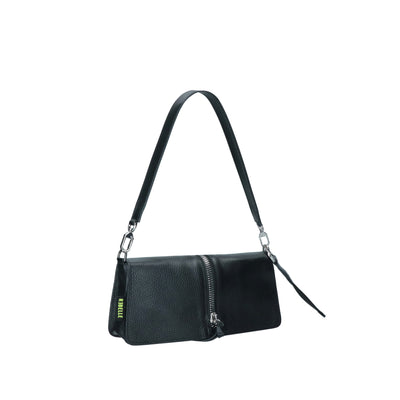 Le Rebelle Lucy Dollaro Shoulder Bag in Black, Lemonade & Peony