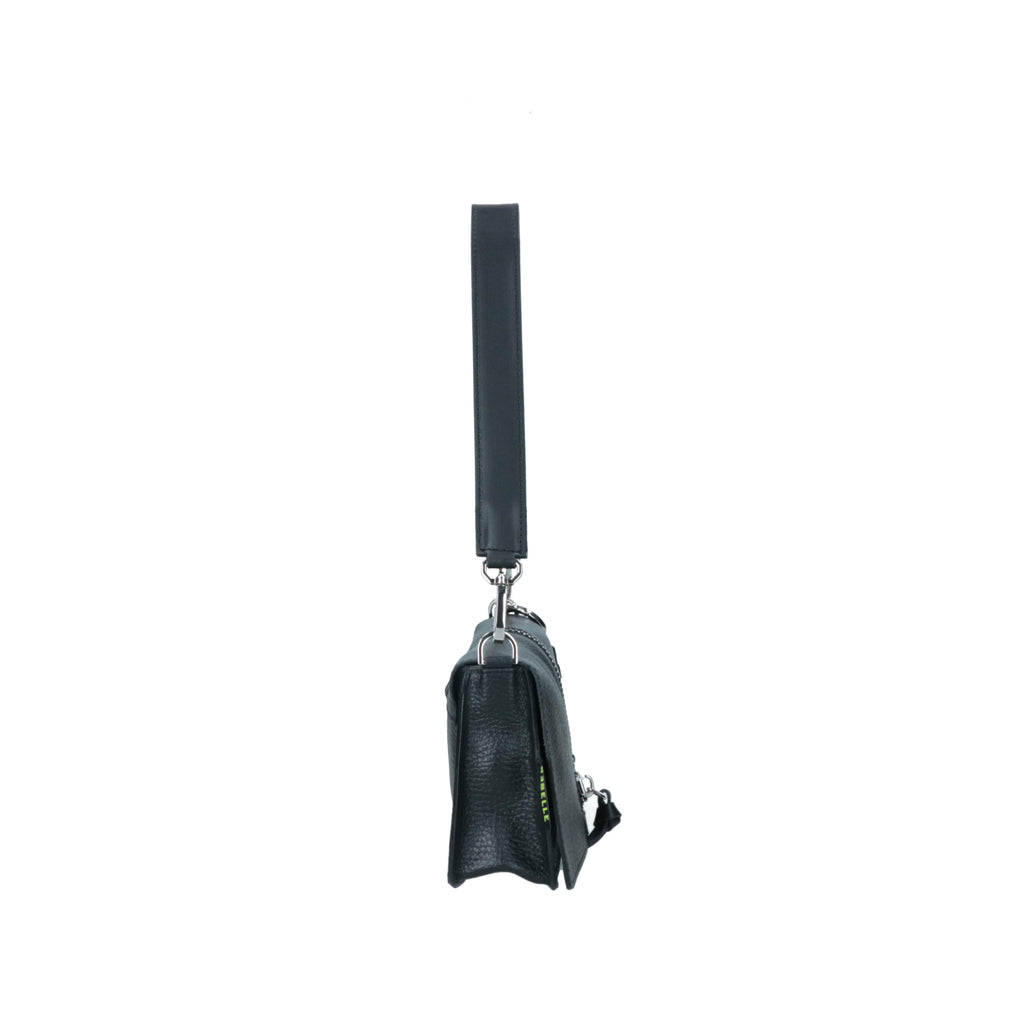 Le Rebelle Lucy Dollaro Shoulder Bag in Black, Lemonade & Peony