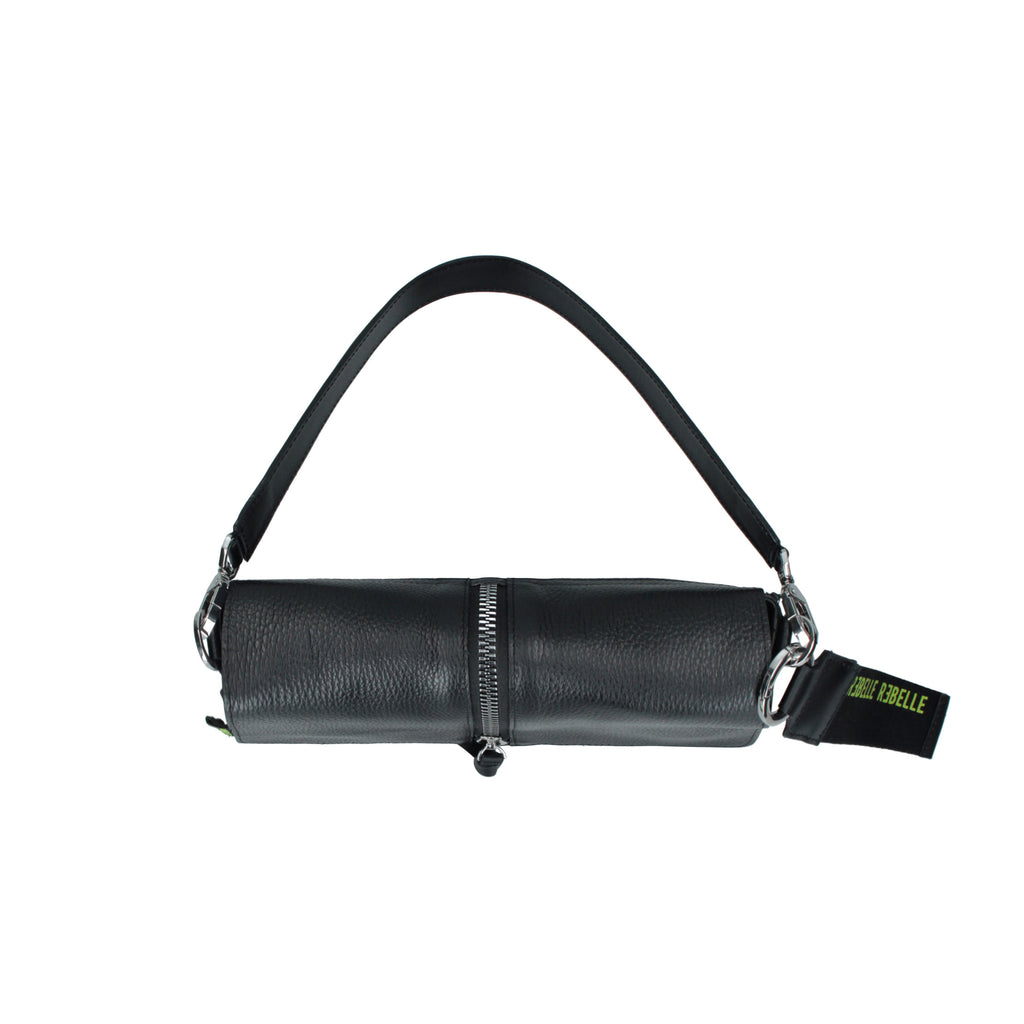 Le Rebelle Lucy Dollaro Shoulder Bag in Black, Lemonade & Peony