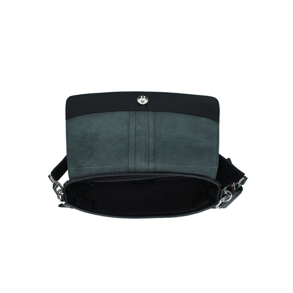 Le Rebelle Lucy Dollaro Shoulder Bag in Black, Lemonade & Peony