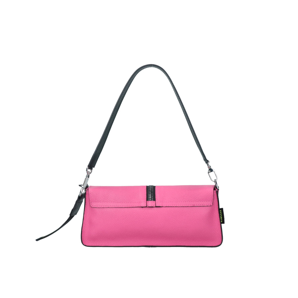 Le Rebelle Lucy Dollaro Shoulder Bag in Black, Lemonade & Peony