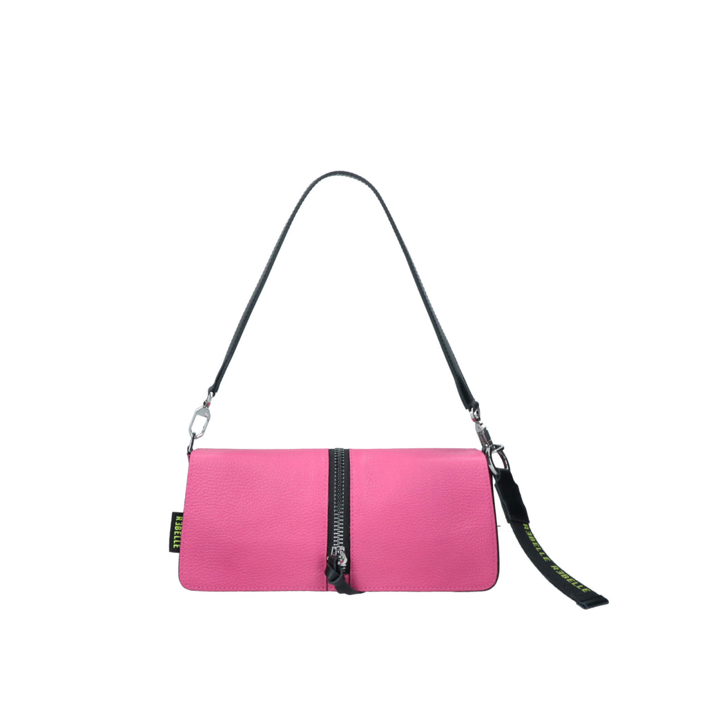 Le Rebelle Lucy Dollaro Shoulder Bag in Black, Lemonade & Peony