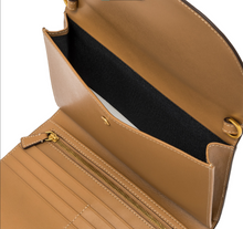 Load image into Gallery viewer, Gianni Chiarini ISA Mini Flap Crossbody in Polished Nero Leather